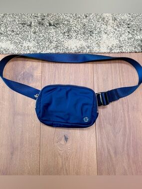Lululemon Navy Blue Belt Bag